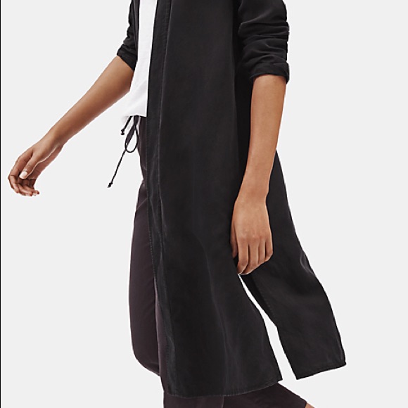 Eileen Fisher Tencel & Linen Long Jacket